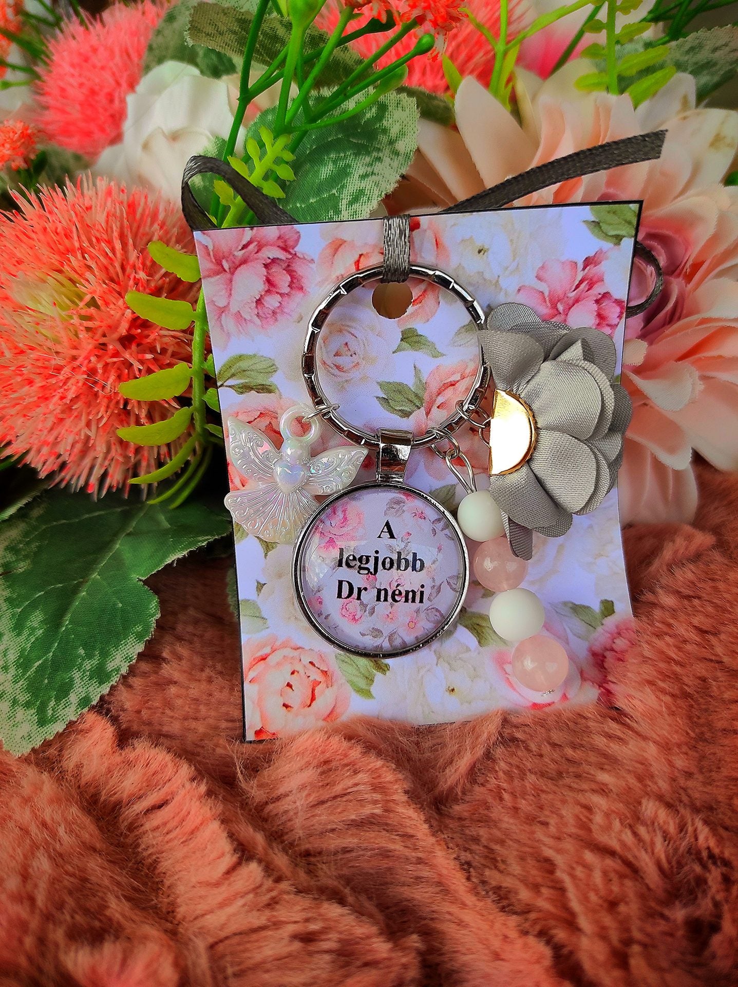 A legjobb doktor néni kulcstartó